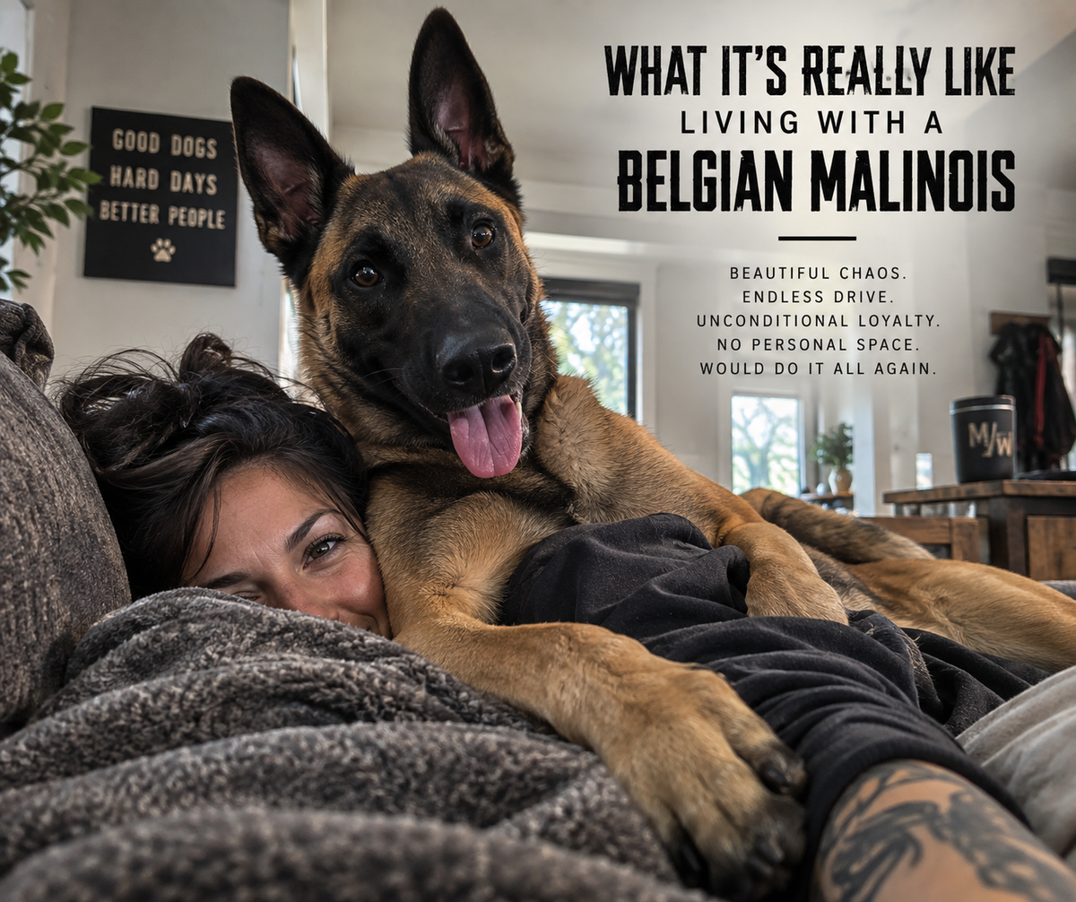 What It’s Really Like Living With a Belgian Malinois