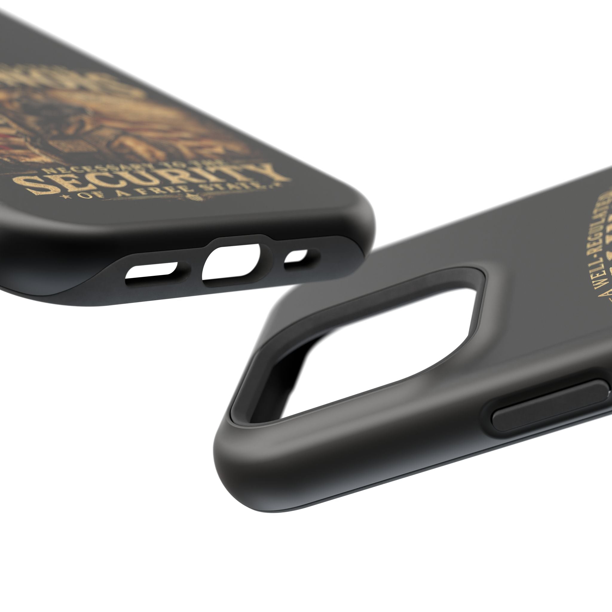 Phone Case — "A Well-Regulated Malinois: Necessary to the Security" Magnetic Impact-Resistant Case