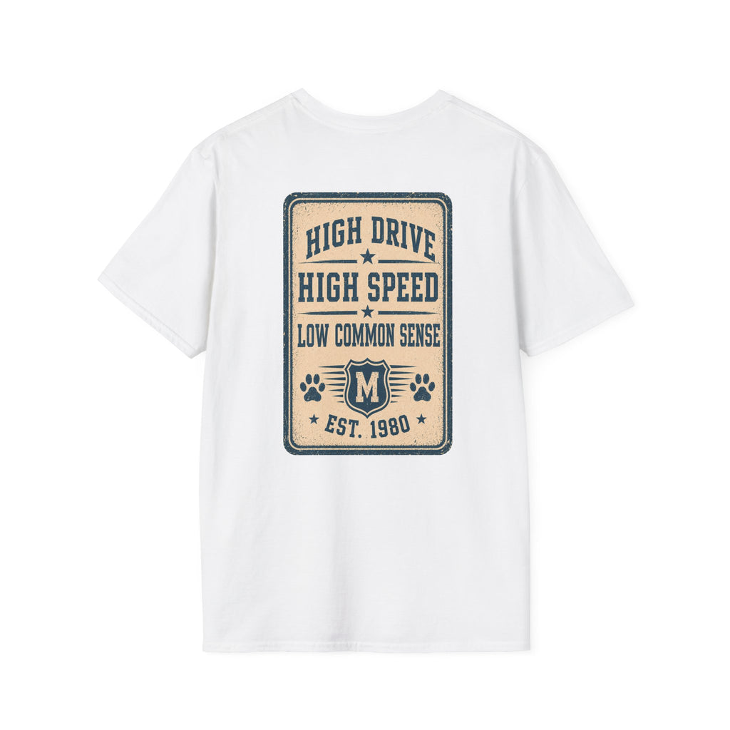 Maligator Certified Dog Badge T-Shirt | Malinois Logo