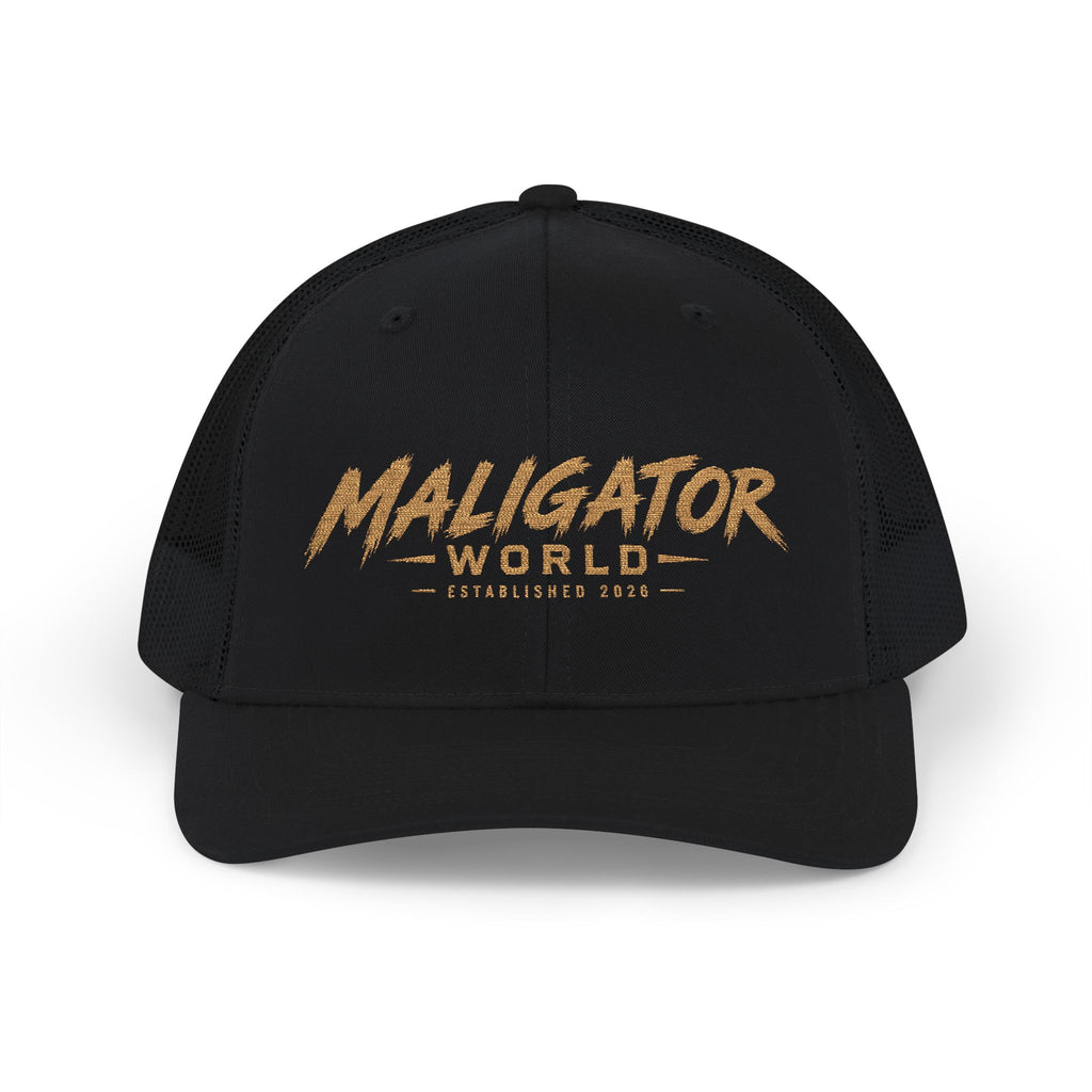 Malinois Trucker Cap — "Maligator World" Embroidered Snapback