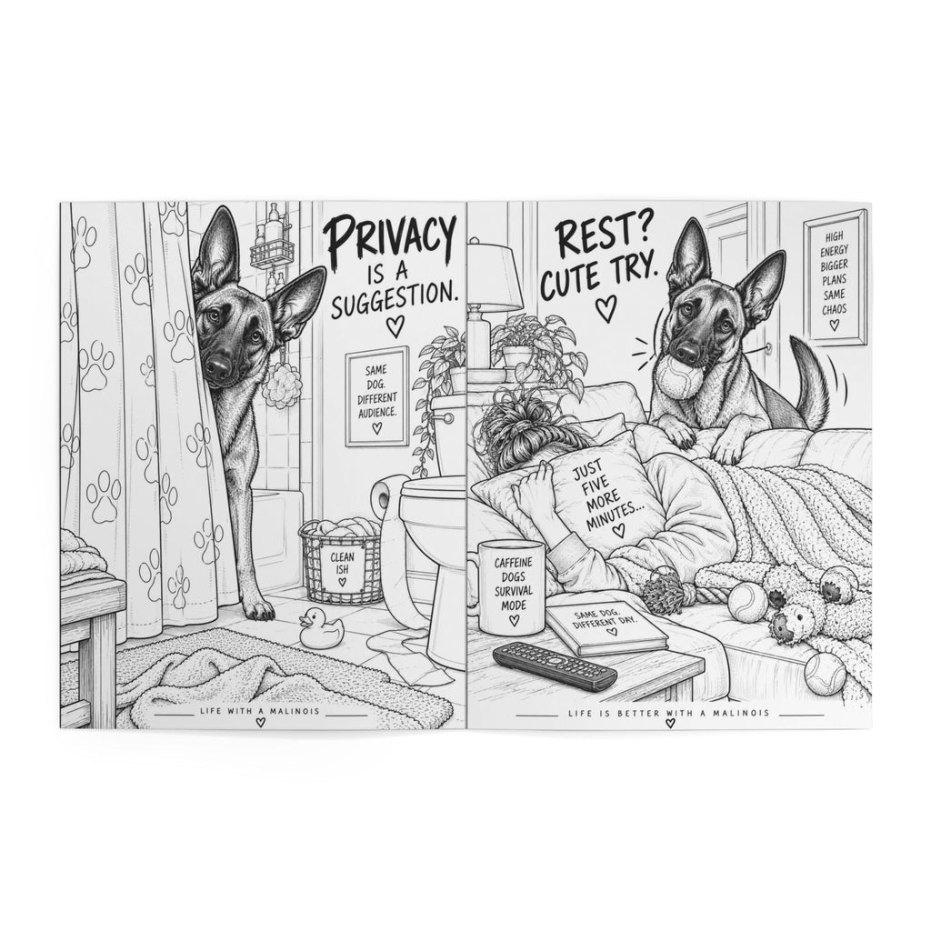 Malinois Coloring Book