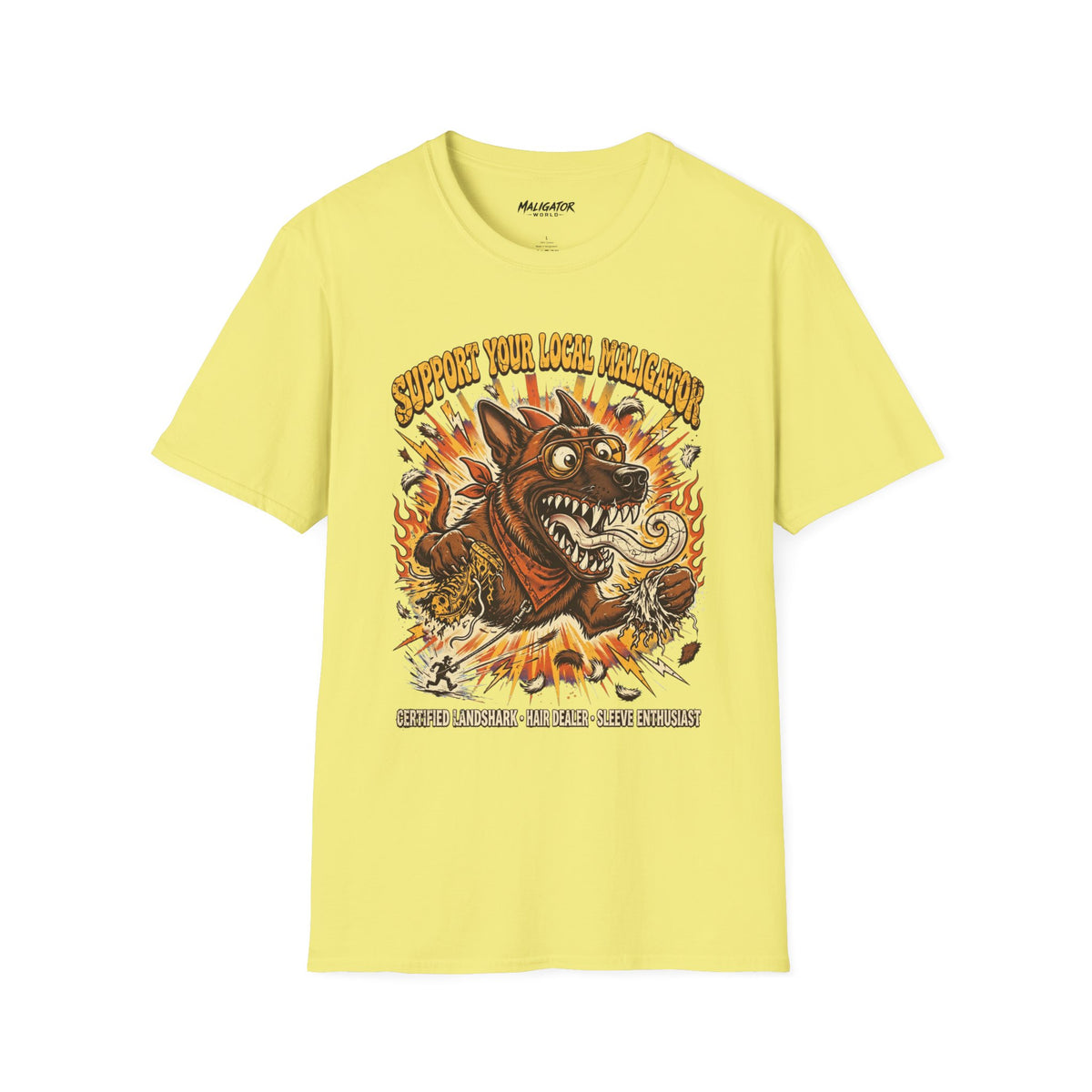 Fire-Breathing Monster Dog T-Shirt | Good Dog Daze Collection