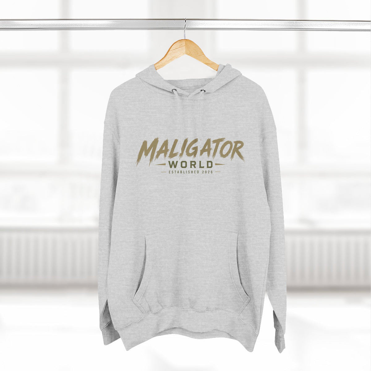 “Maligator World” Fleece Hoodie