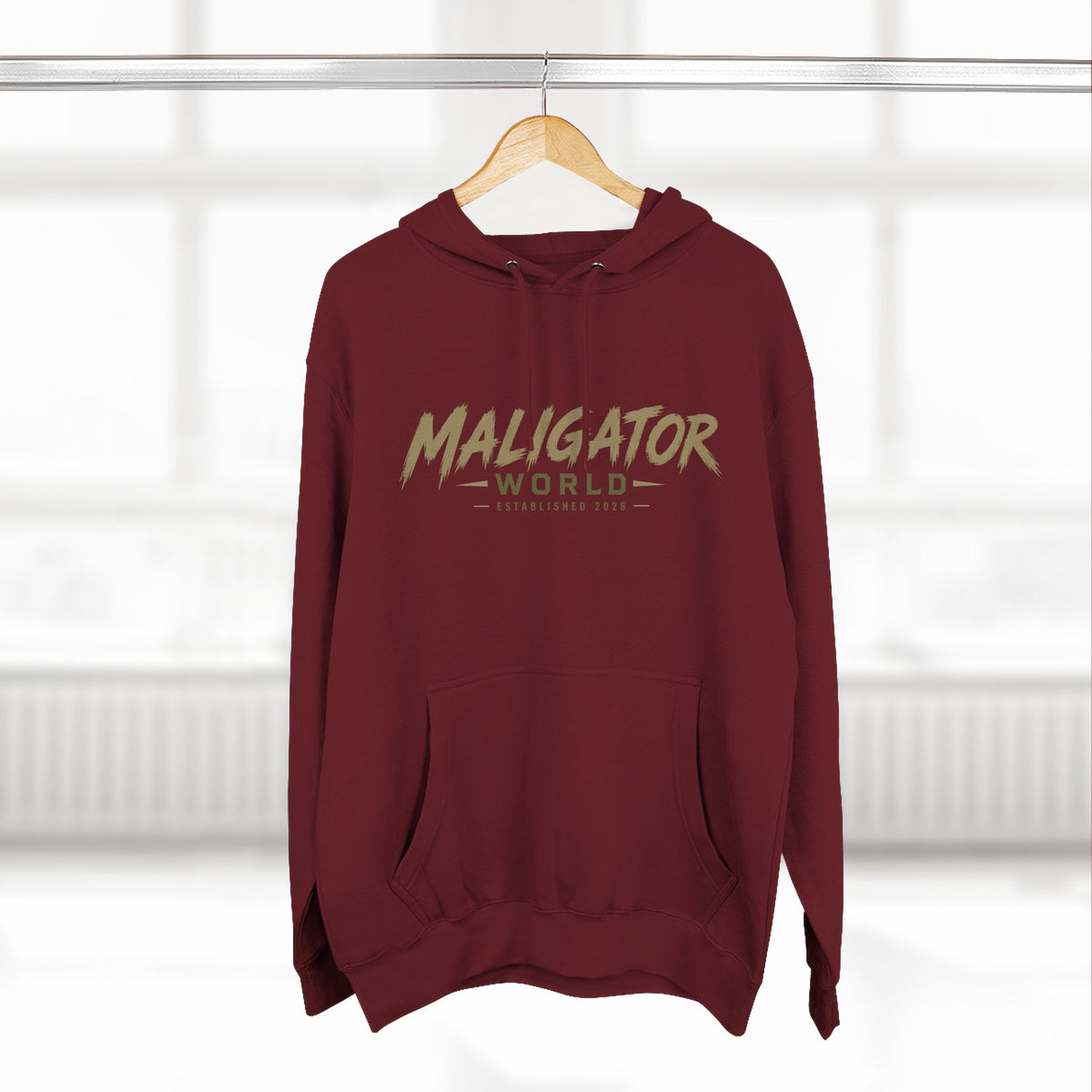 “Maligator World” Fleece Hoodie