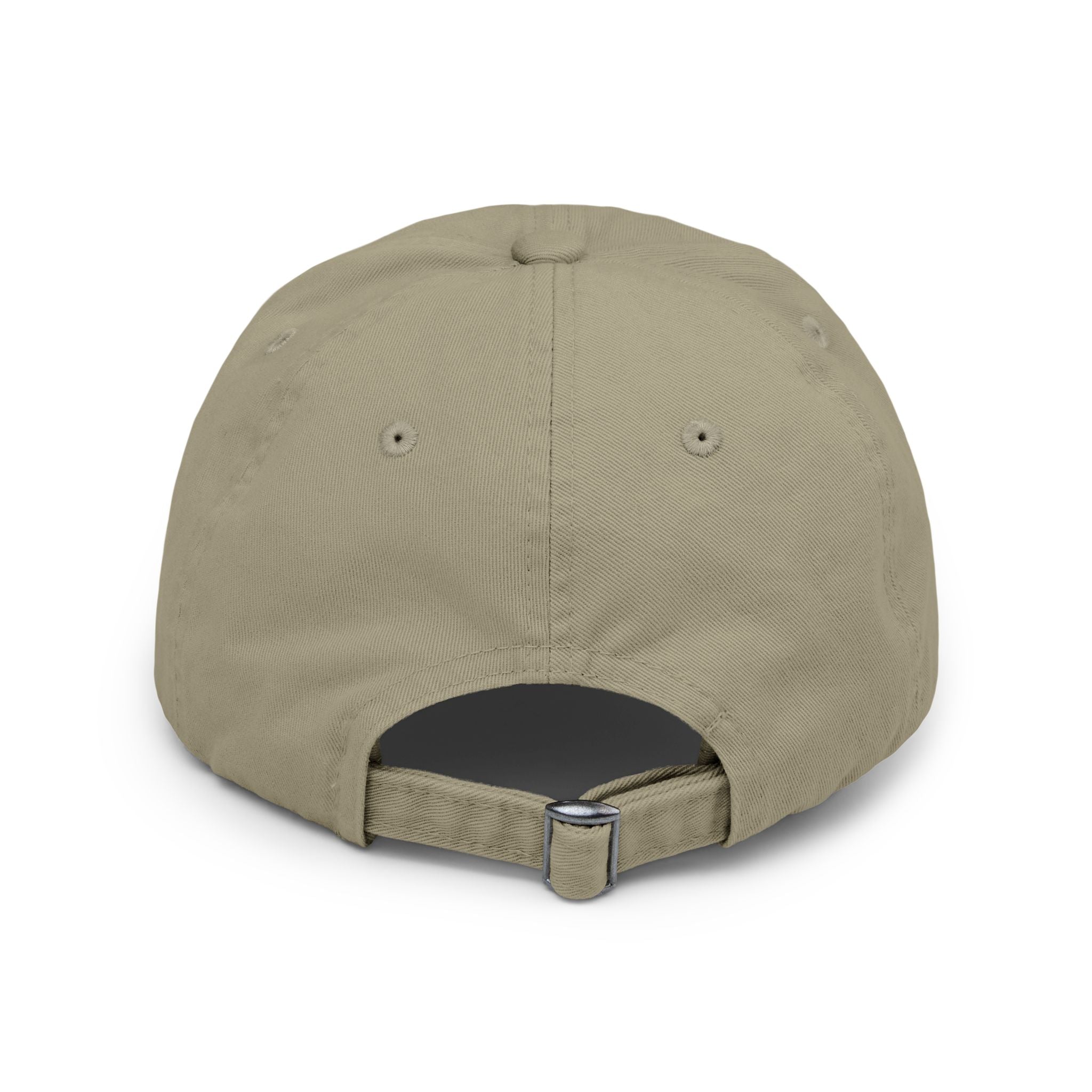 Distressed Maligator Dog Patch Cap — Vintage Black Baseball Hat