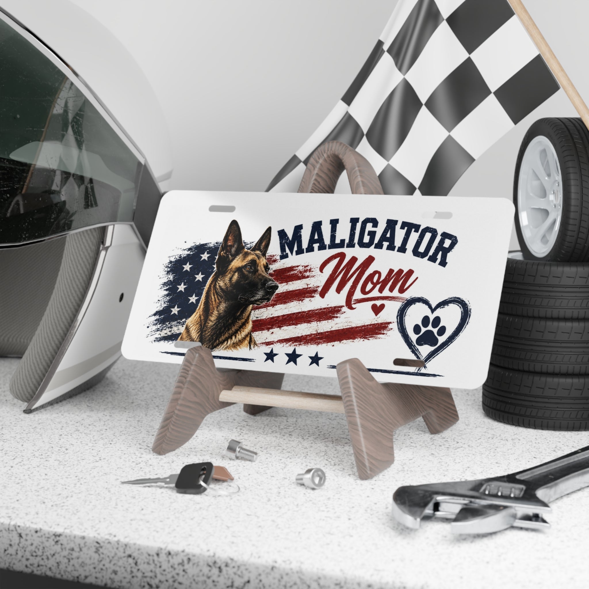 Maligator Mom Vanity Plate