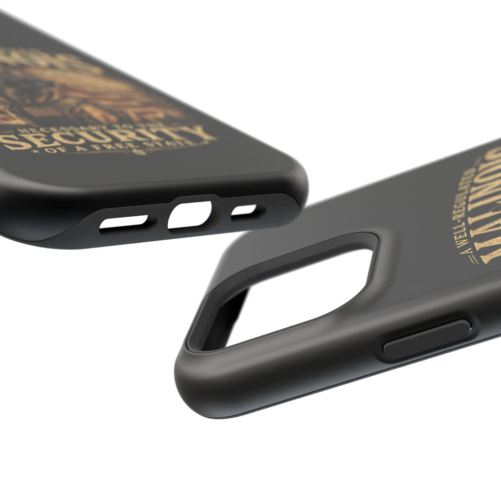 Phone Case — "A Well-Regulated Malinois: Necessary to the Security" Magnetic Impact-Resistant Case