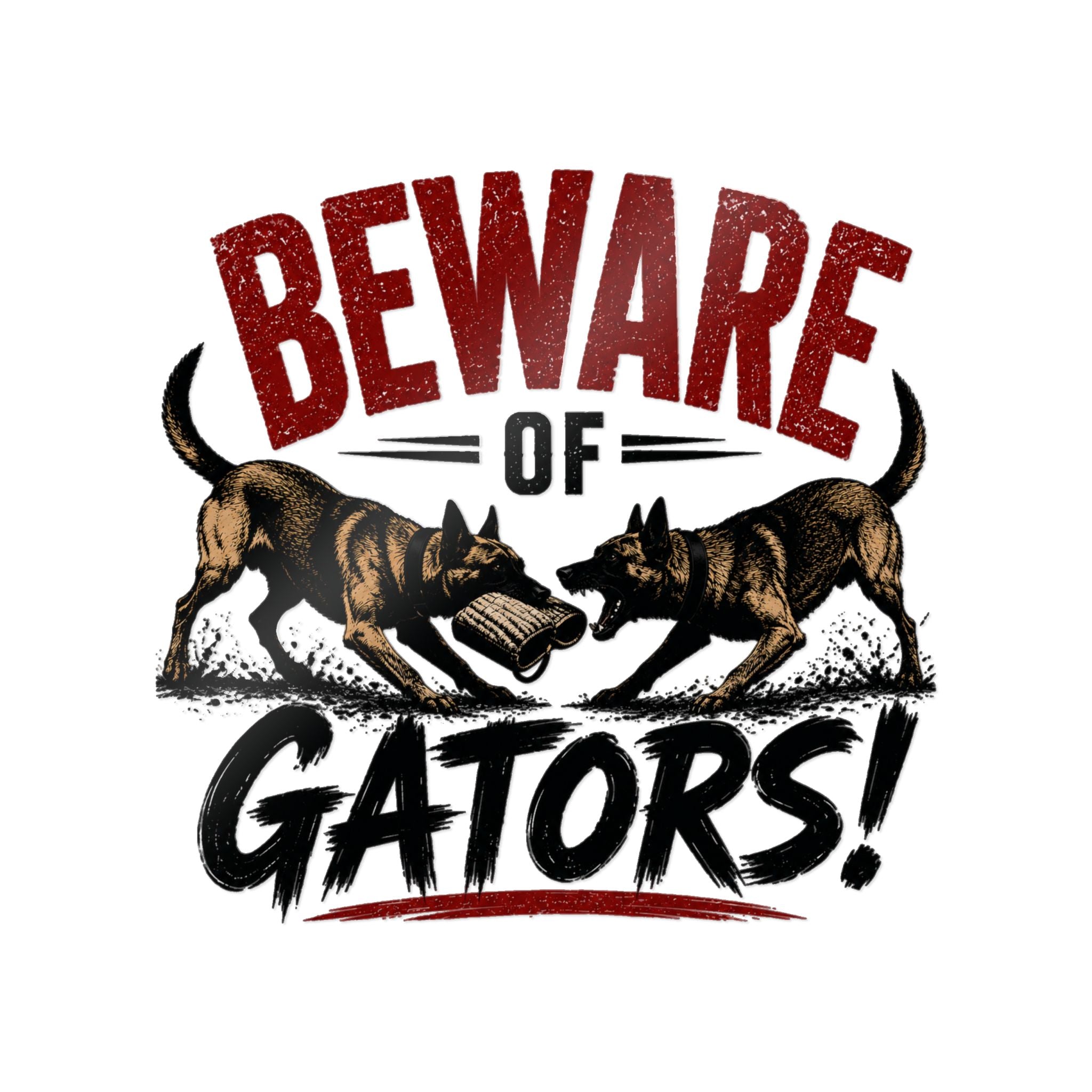 Beware of Gators sticker | Die-Cut Sticker, DTF