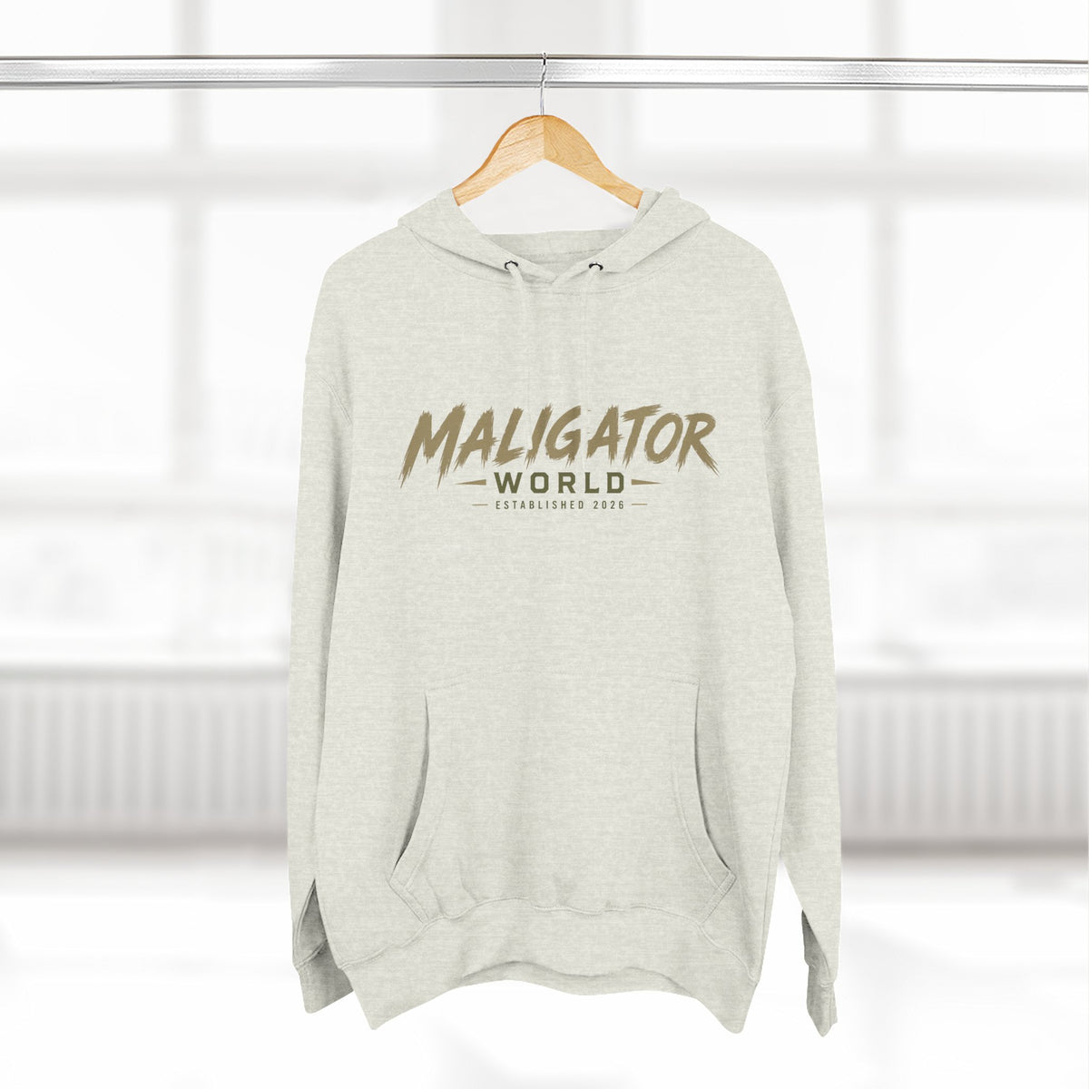 “Maligator World” Fleece Hoodie