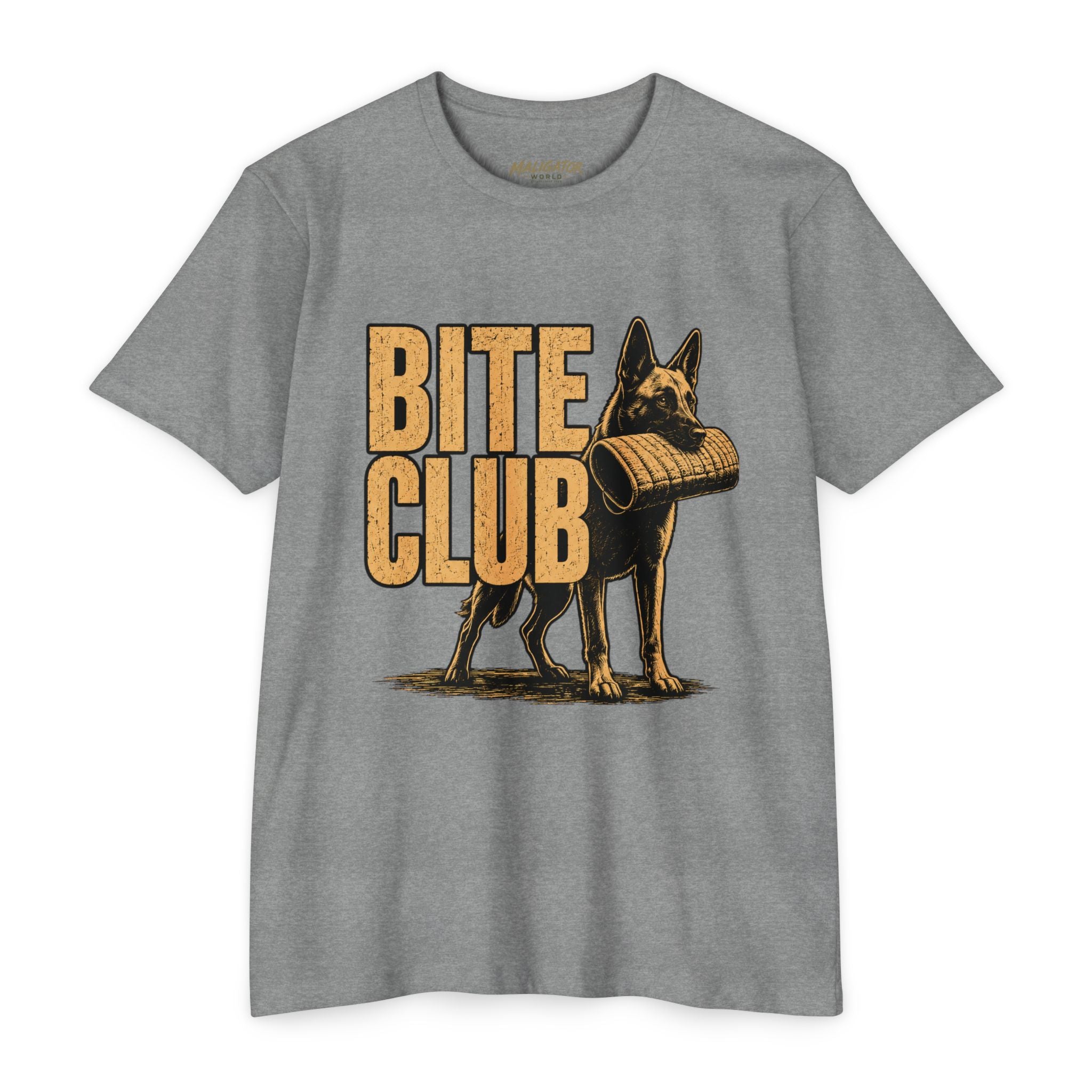 Unisex CVC Belgian Malinois "Bite Club" T-shirt