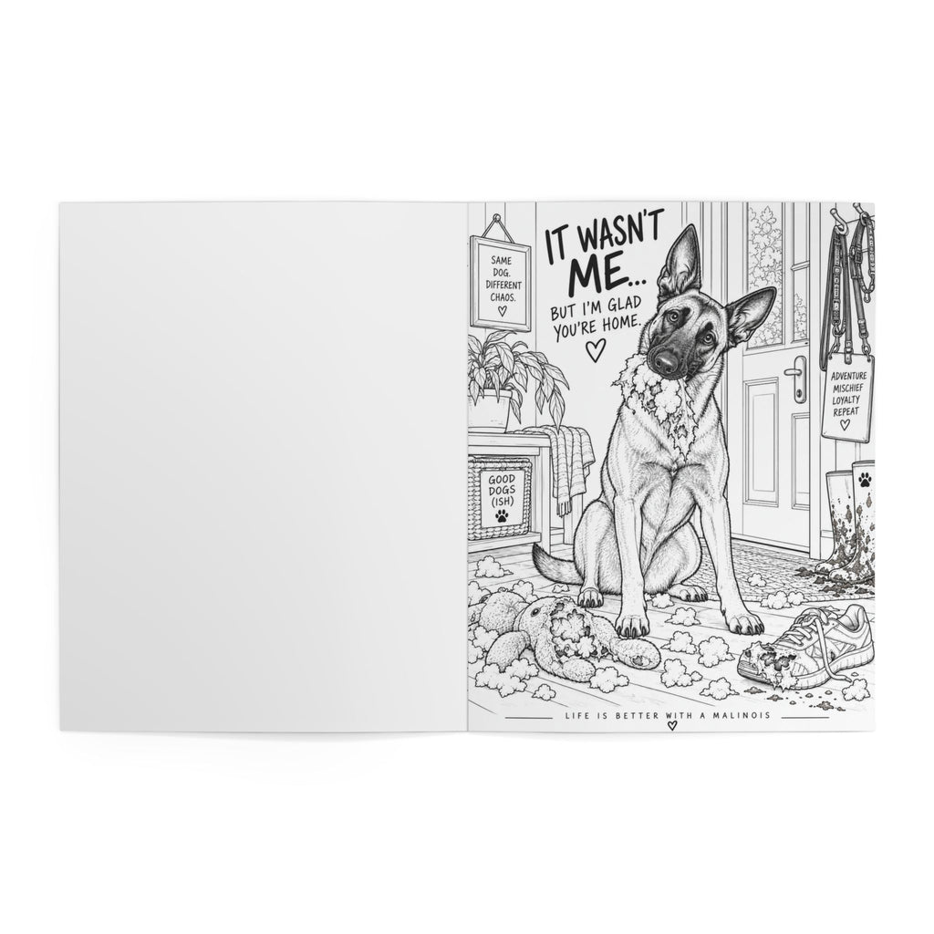 Malinois Coloring Book