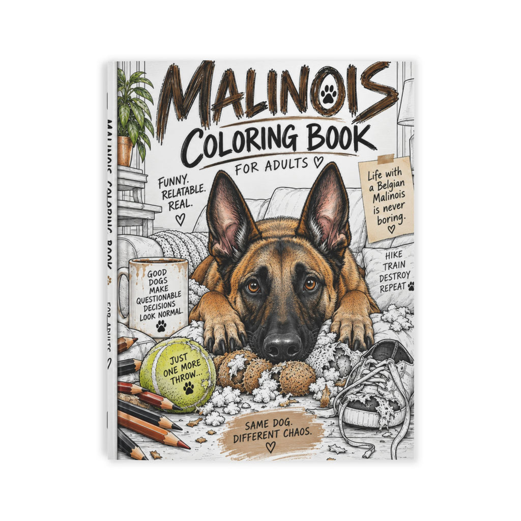 Malinois Coloring Book