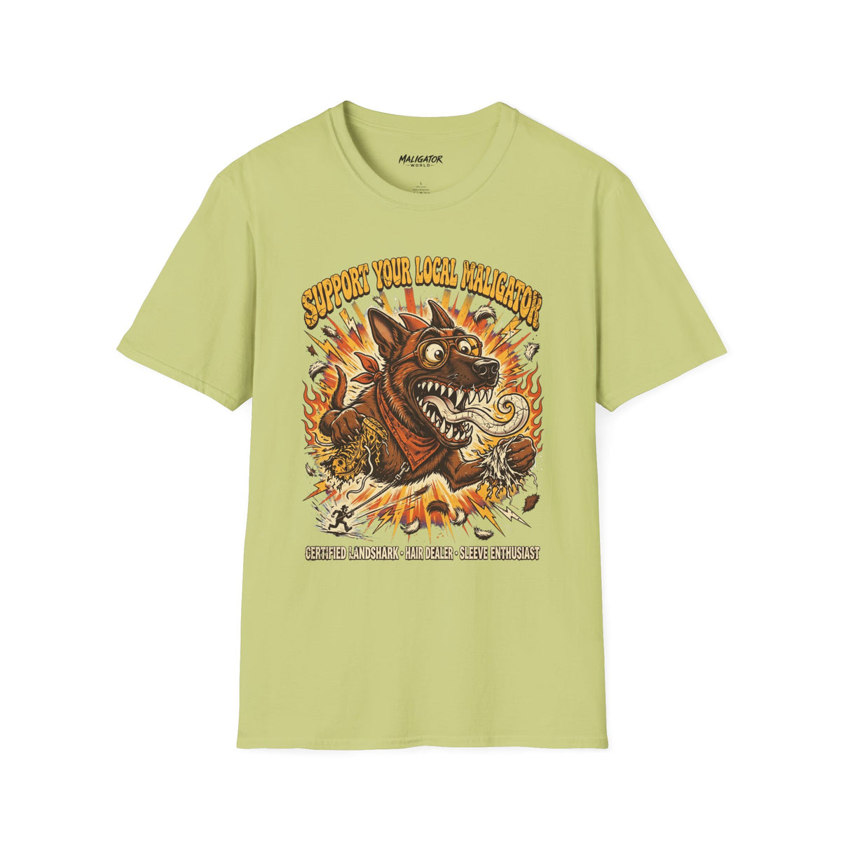 Fire-Breathing Monster Dog T-Shirt | Good Dog Daze Collection