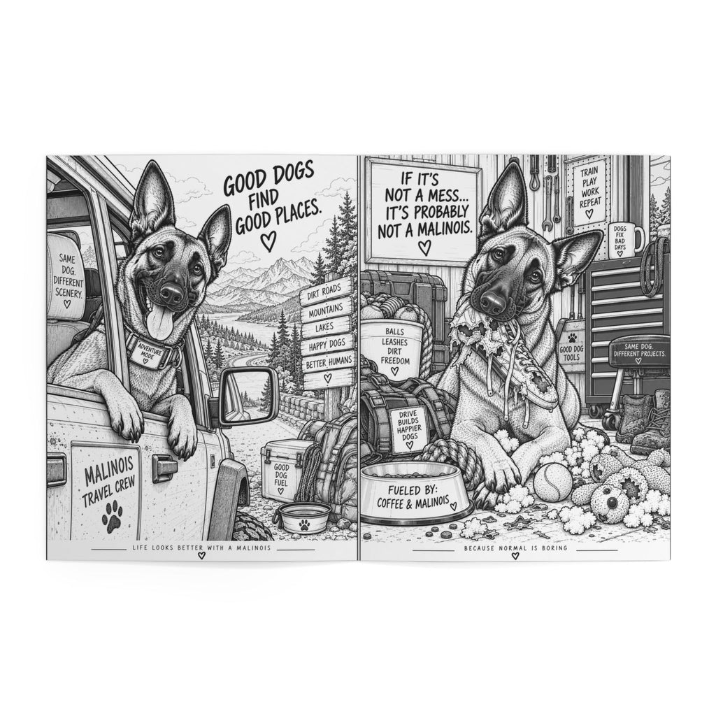 Malinois Coloring Book