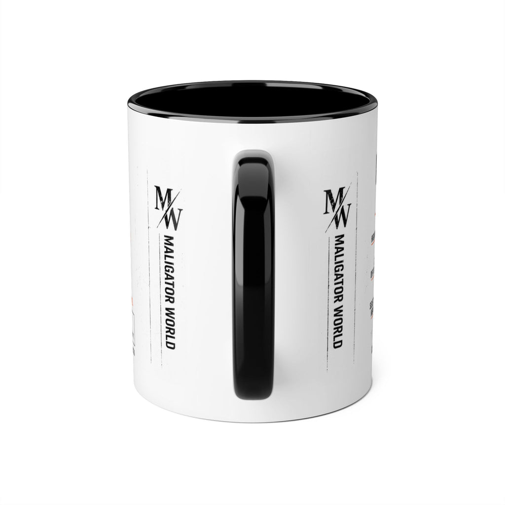 Malinois Owner Survival System Accent Mug — 11oz Coffee Cup for Belgian Malinois Lovers