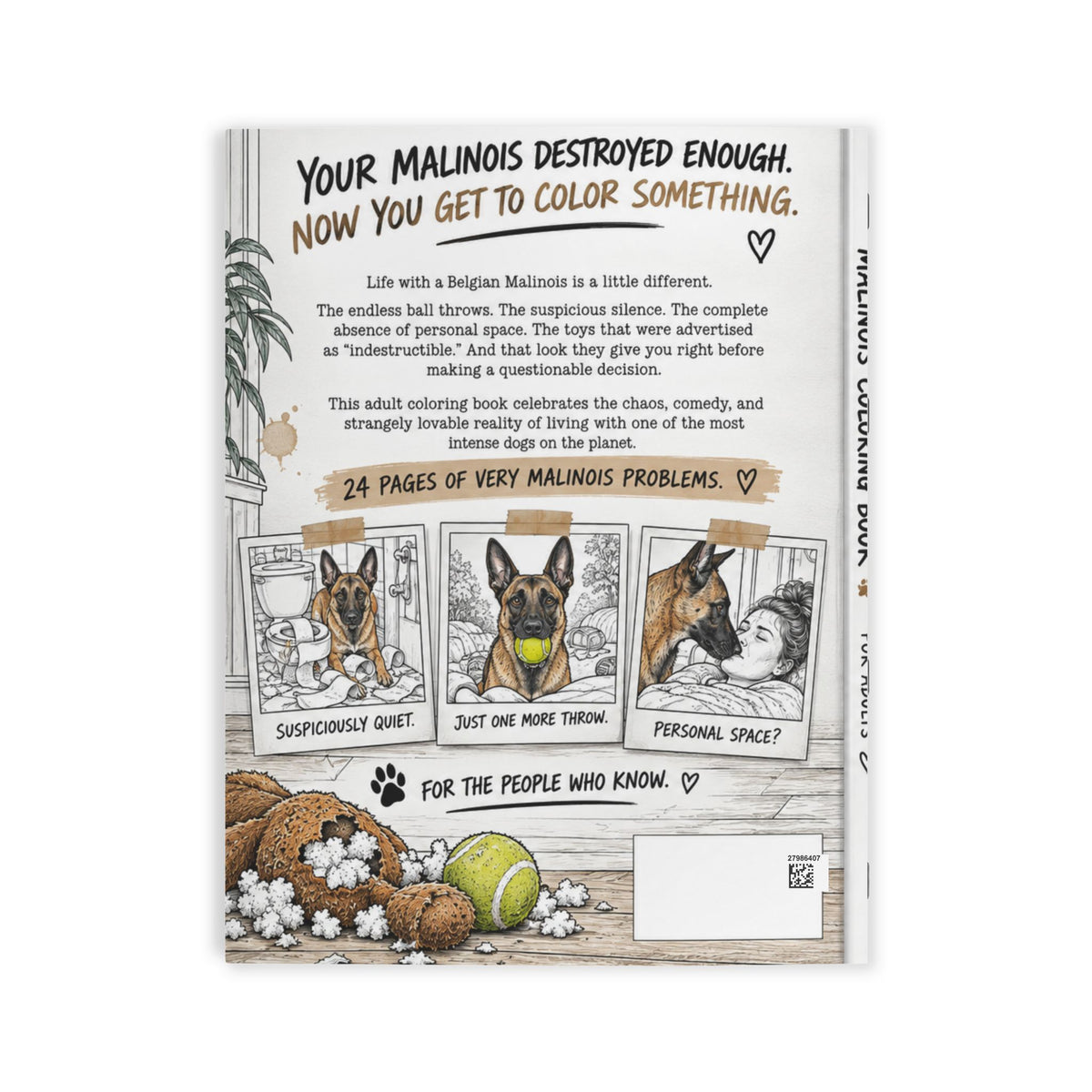 Malinois Coloring Book