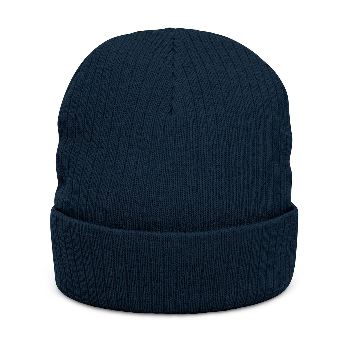 Embroidered Ribbed Beanie — 'Maligator World' Patch Knit Hat