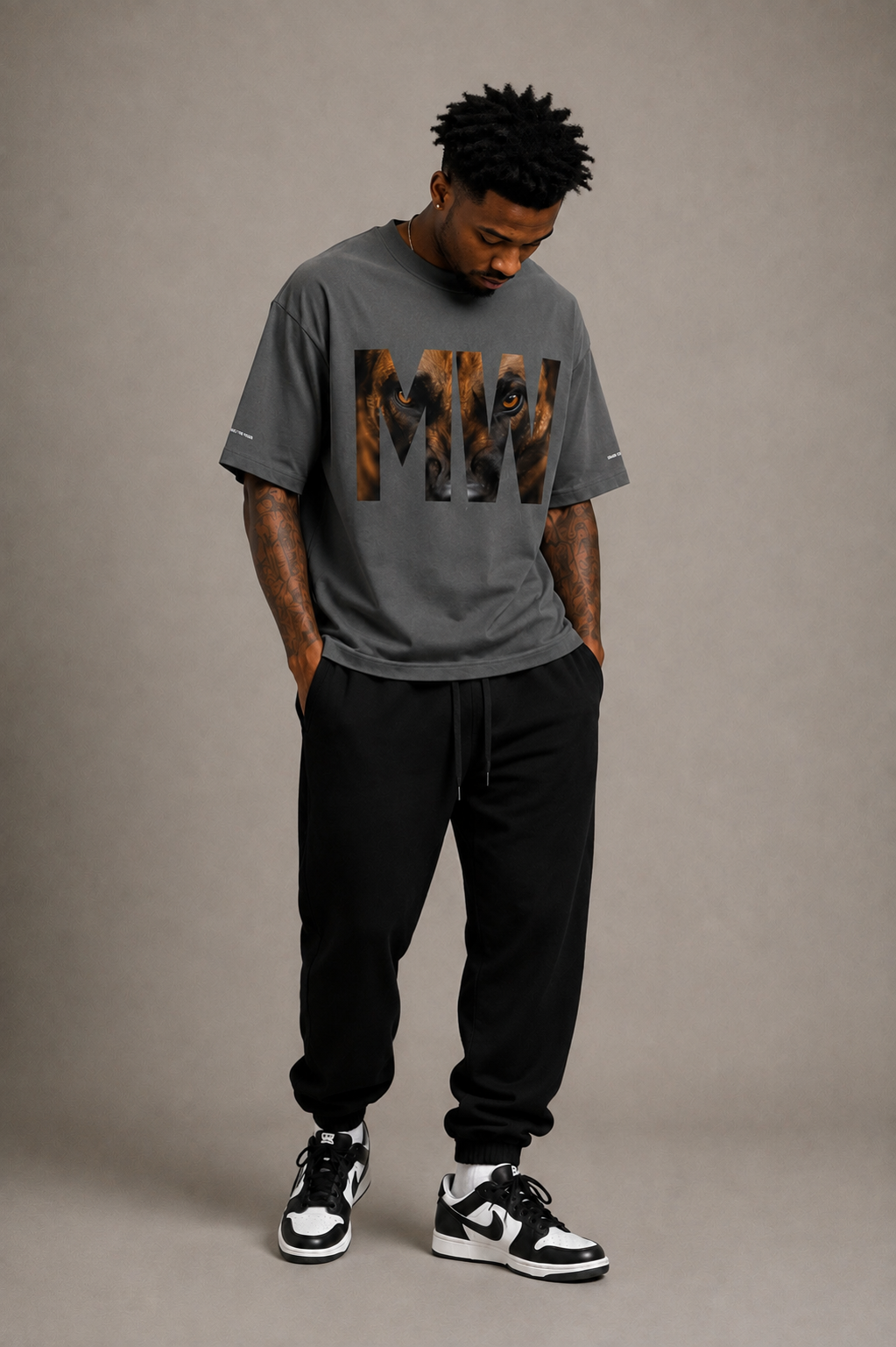 “MW” Tee - Heavyweight Drop Shoulder T-Shirt