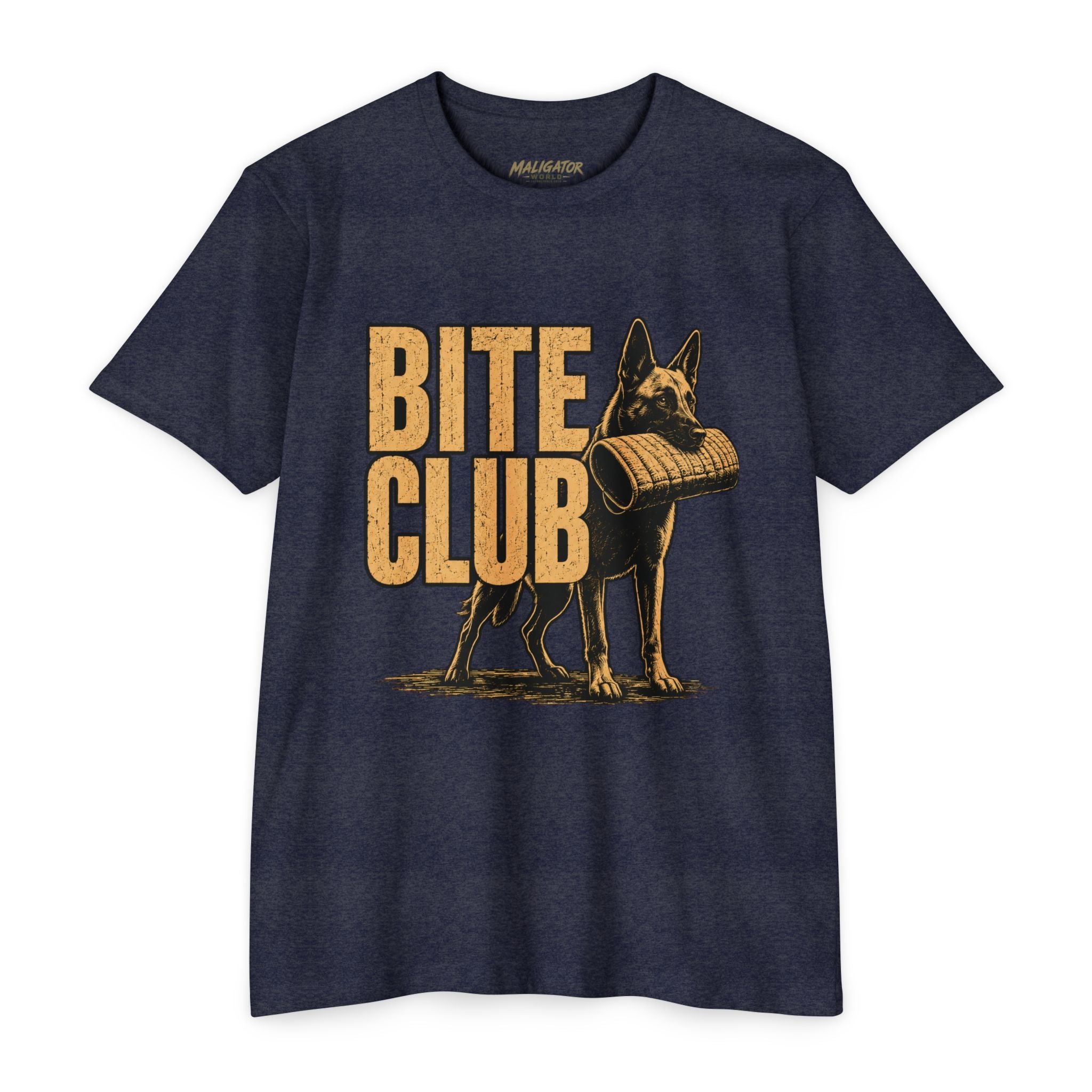 Unisex CVC Belgian Malinois "Bite Club" T-shirt