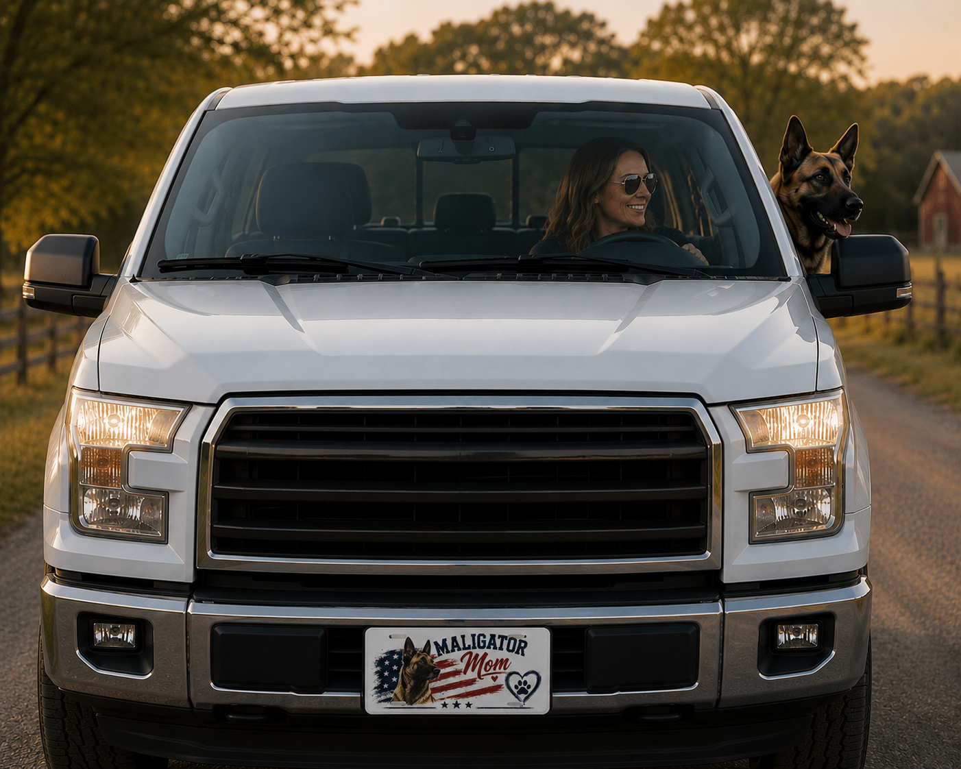 Maligator Mom Vanity Plate