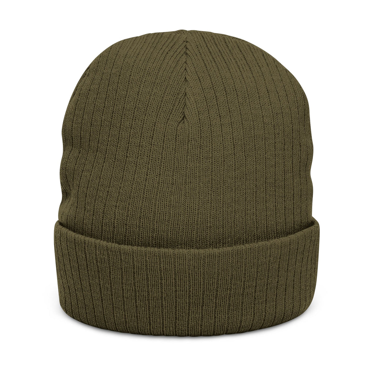 Embroidered Ribbed Beanie — 'Maligator World' Patch Knit Hat