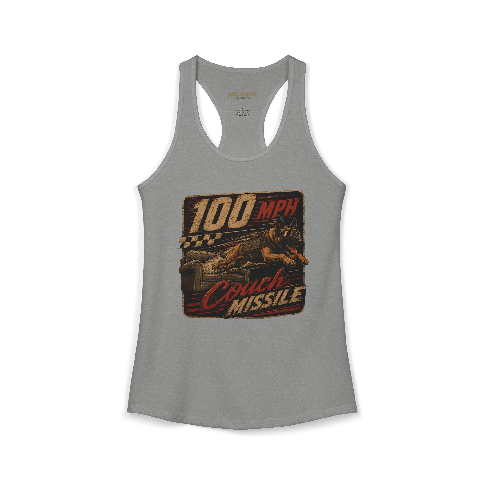 Women's Ideal Racerback Tank - Belgian Malinois Gear