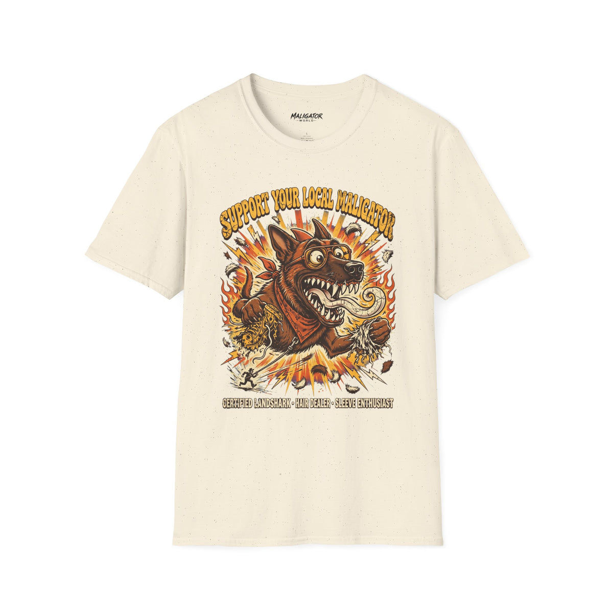 Fire-Breathing Monster Dog T-Shirt | Good Dog Daze Collection
