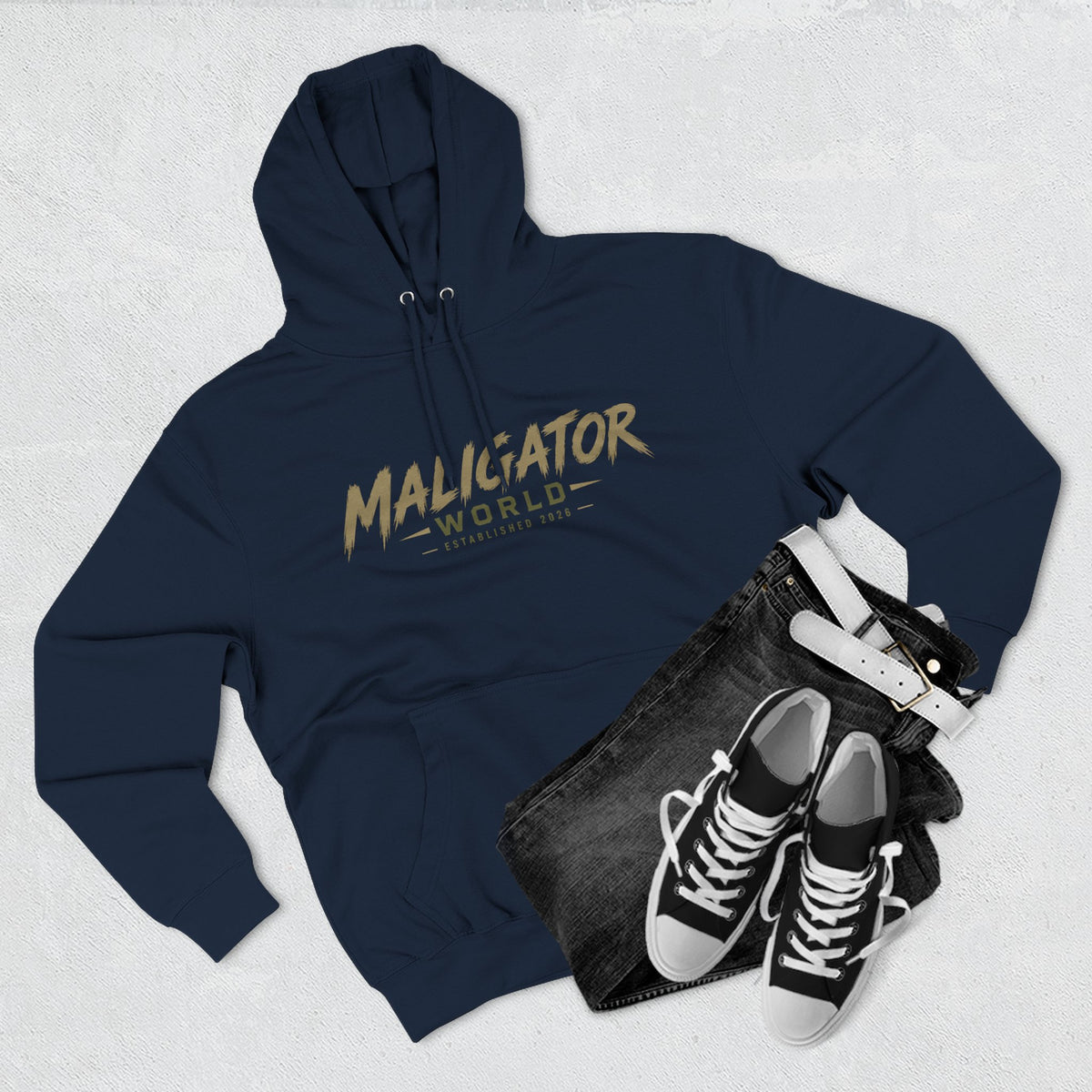 “Maligator World” Fleece Hoodie
