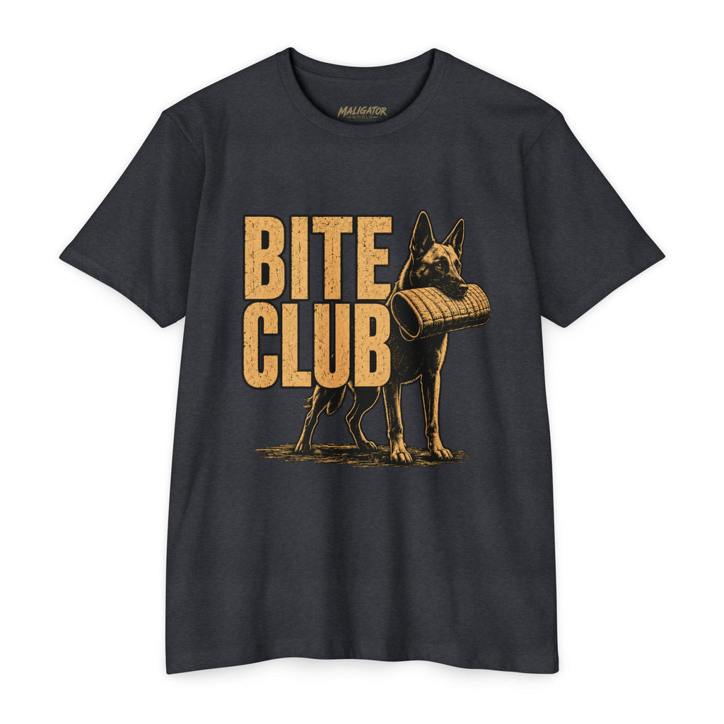 Unisex CVC Belgian Malinois "Bite Club" T-shirt