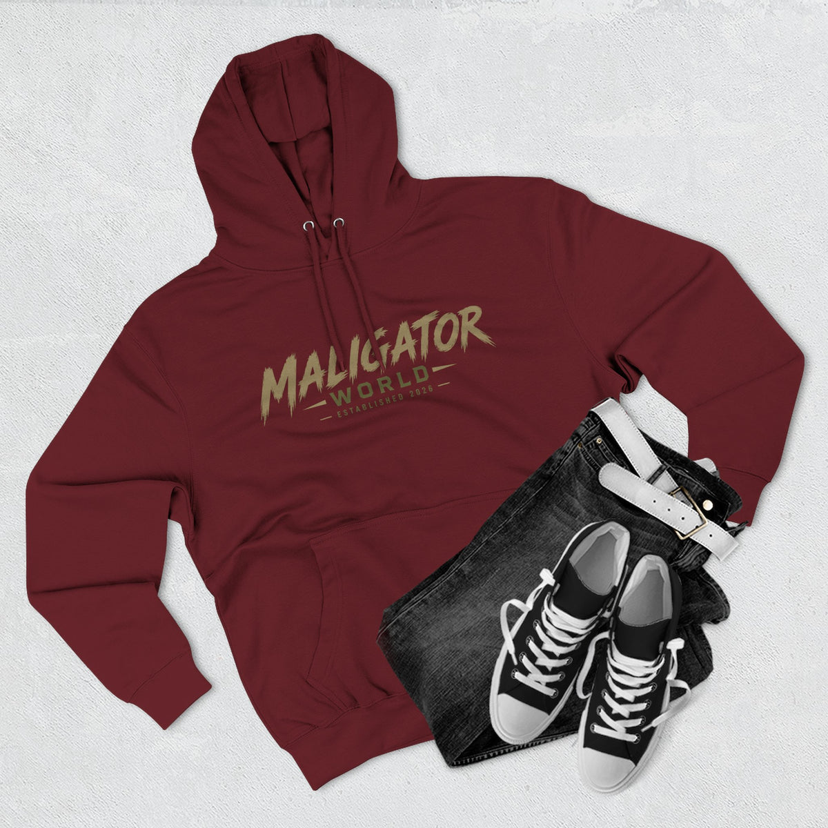 “Maligator World” Fleece Hoodie