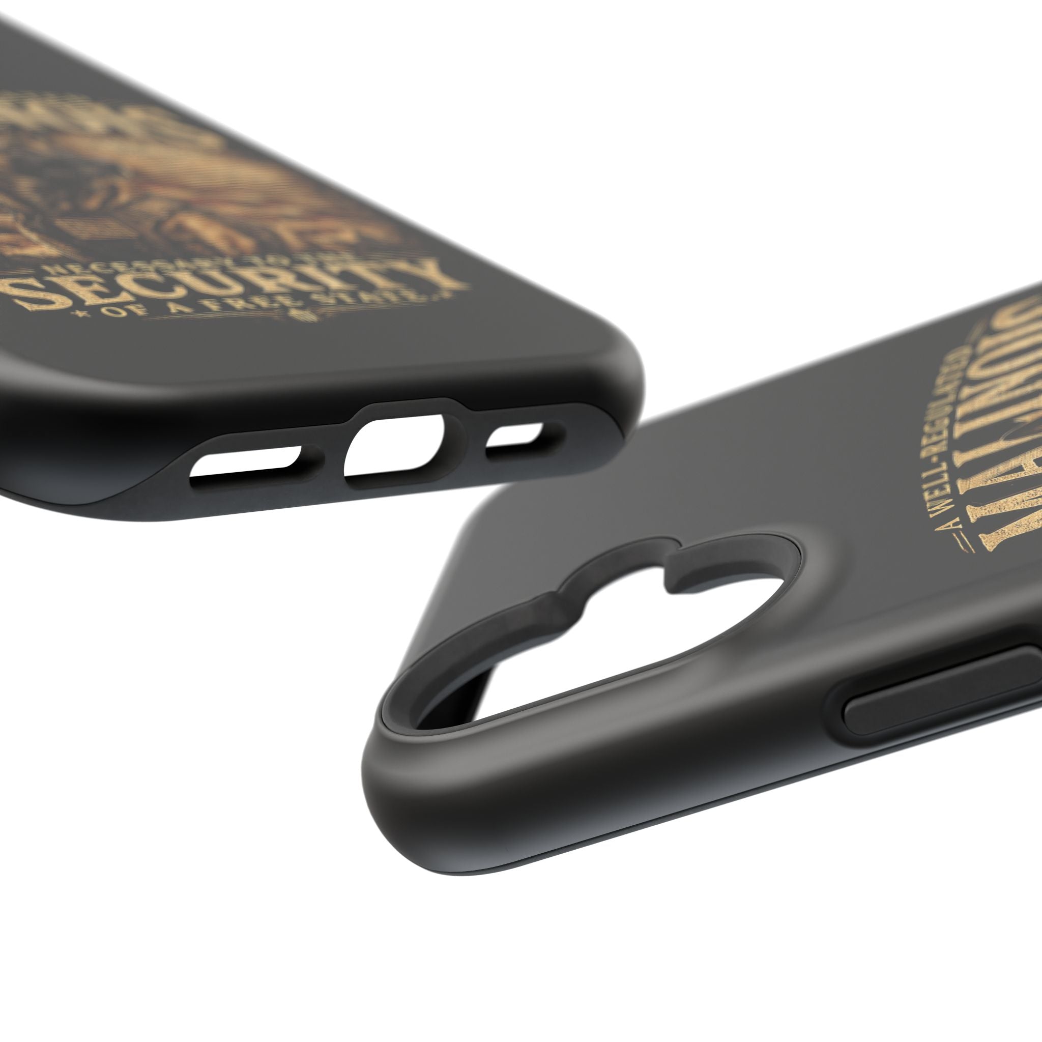 Phone Case — "A Well-Regulated Malinois: Necessary to the Security" Magnetic Impact-Resistant Case