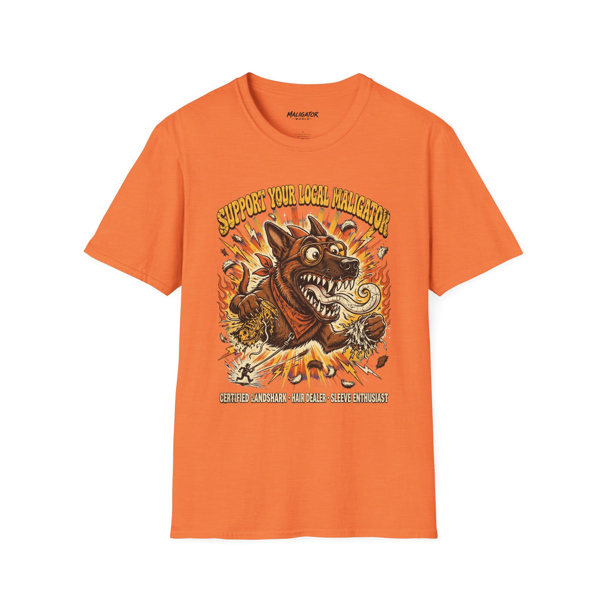 Fire-Breathing Monster Dog T-Shirt | Good Dog Daze Collection
