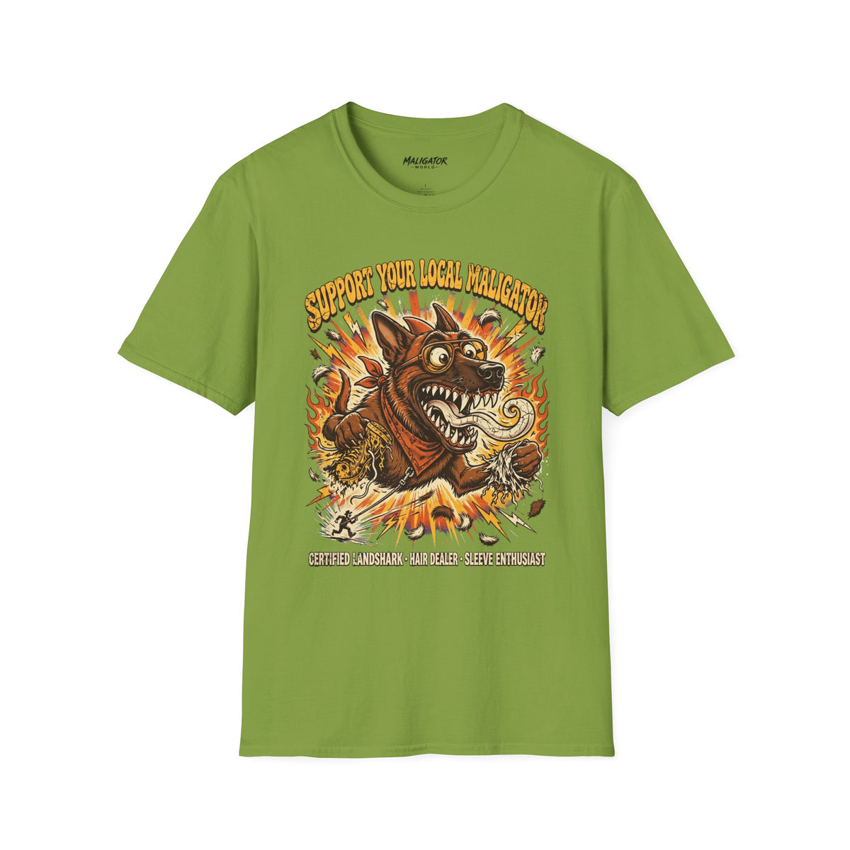 Fire-Breathing Monster Dog T-Shirt | Good Dog Daze Collection