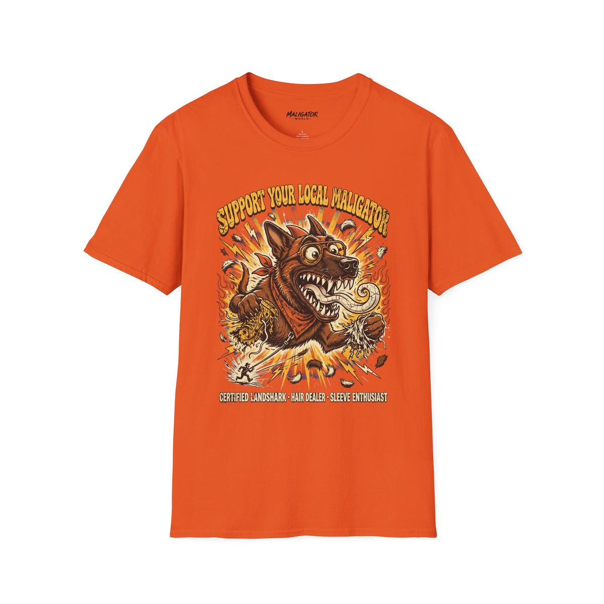 Fire-Breathing Monster Dog T-Shirt | Good Dog Daze Collection
