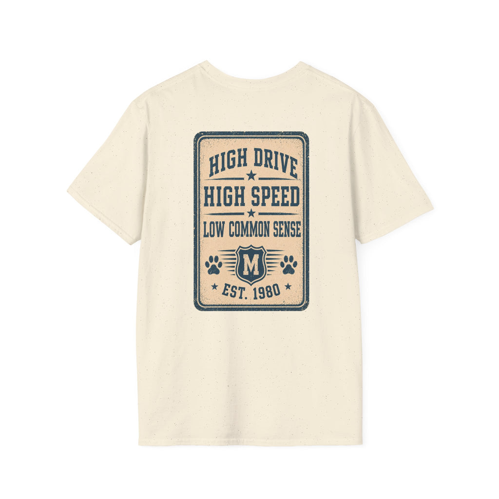 Maligator Certified Dog Badge T-Shirt | Malinois Logo