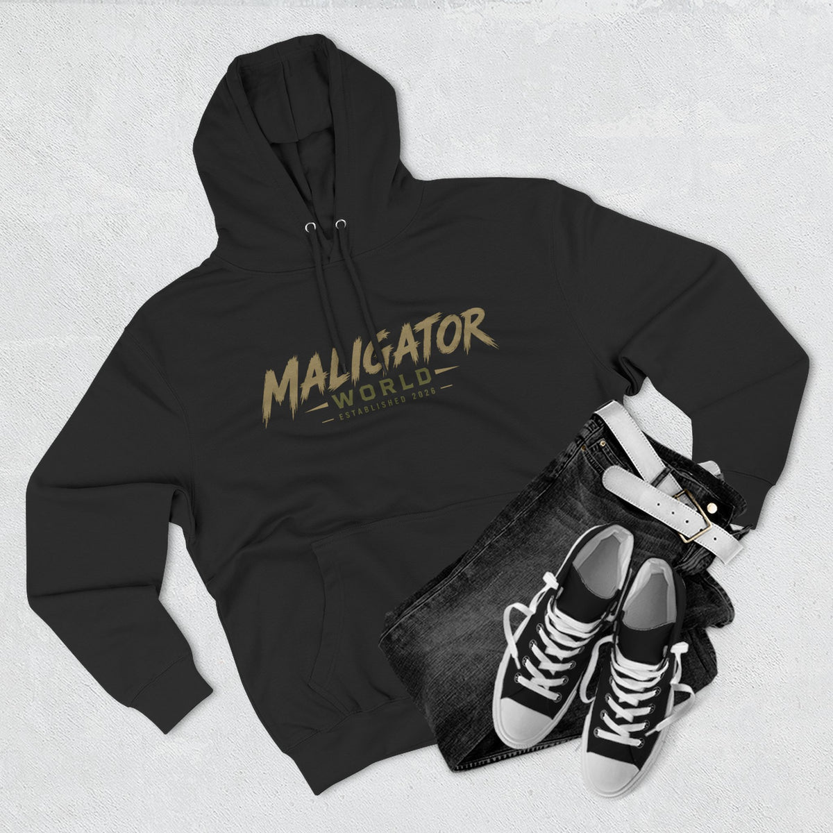 “Maligator World” Fleece Hoodie