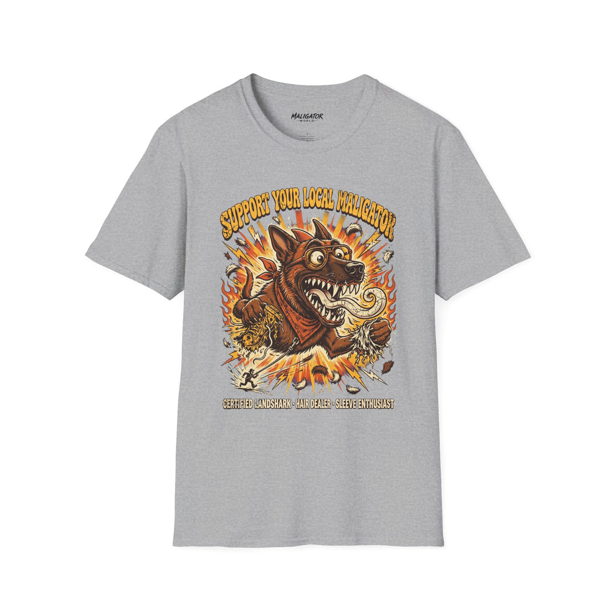 Fire-Breathing Monster Dog T-Shirt | Good Dog Daze Collection