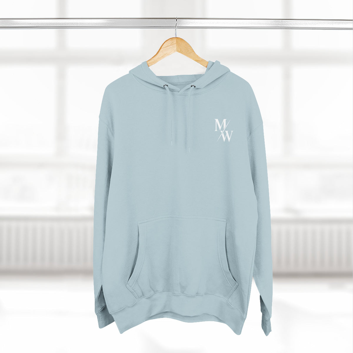 Three-Panel Fleece Hoodie