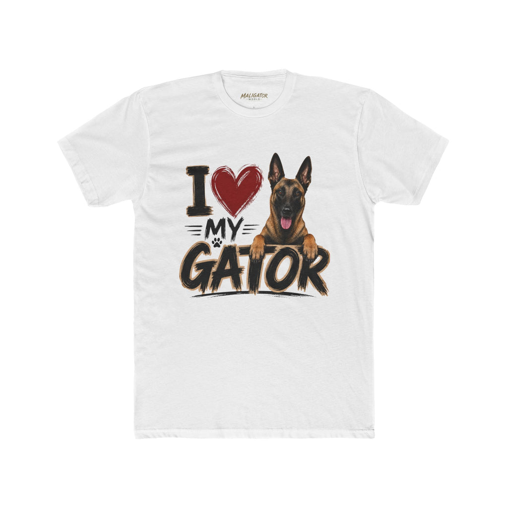 I Heart My Gator Tee | Belgian Malinois Dog Lover Shirt