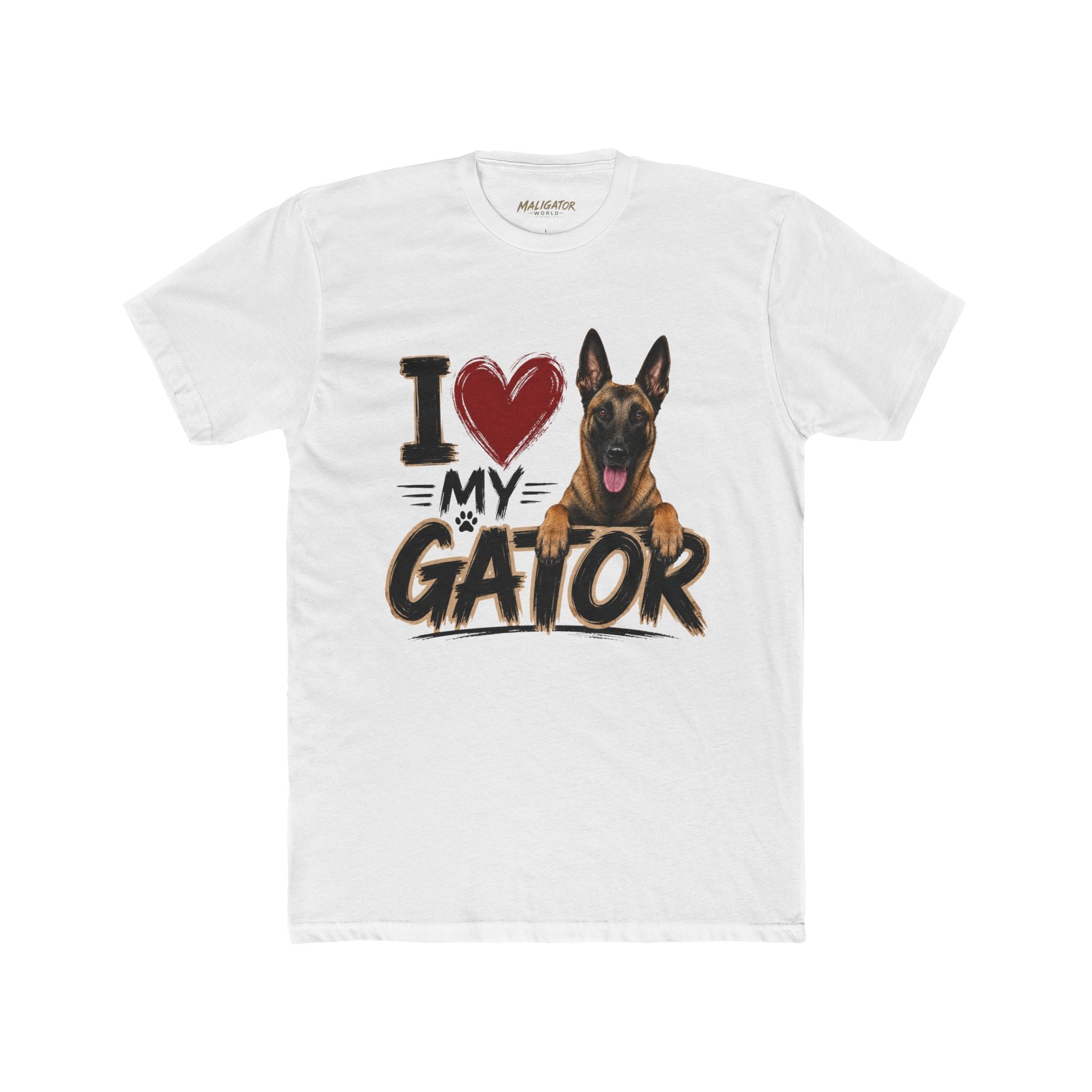 I Heart My Gator Tee | Belgian Malinois Dog Lover Shirt
