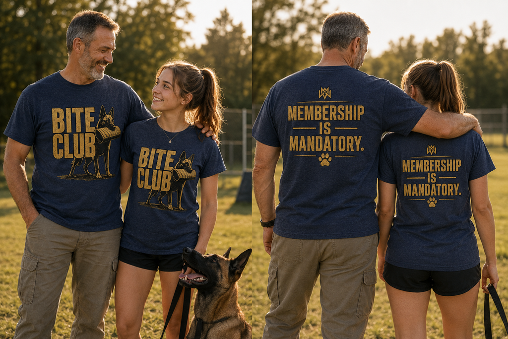 Unisex CVC "Bite Club" Malinois Jersey T-shirt