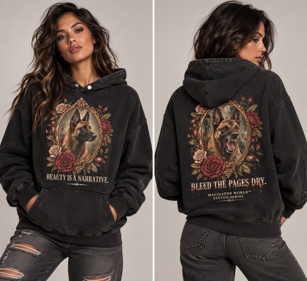 Beauty is a Narrative/Bleed the Pages Dry Hoodie