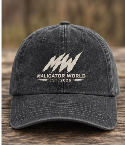 Maligator World™ Vintage Wash Dad Cap