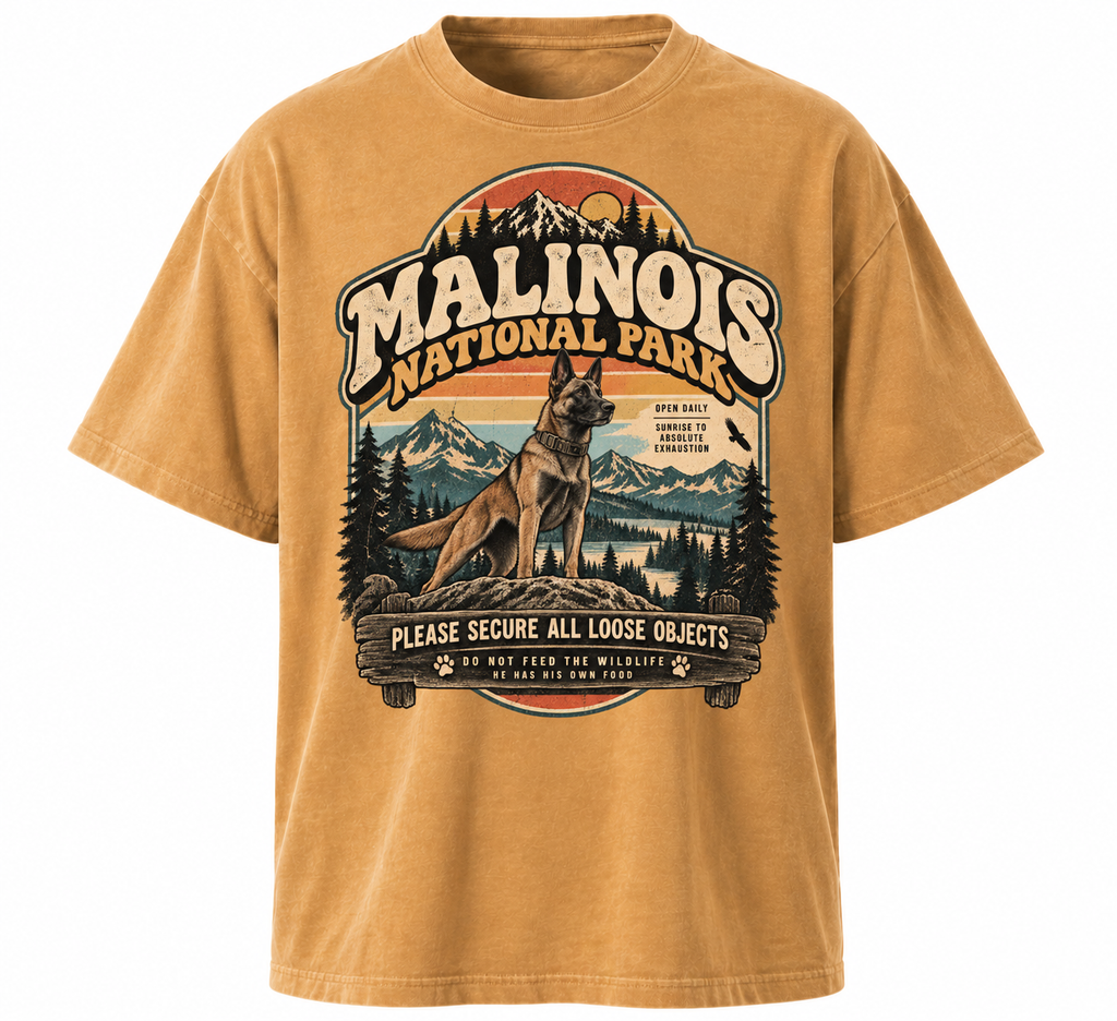Malinois National Park Tee // Good Dog Daze Collection