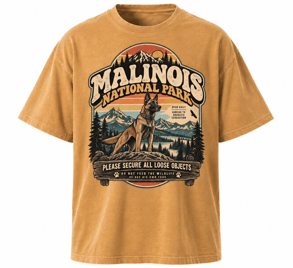 Malinois National Park Tee // Good Dog Daze Collection