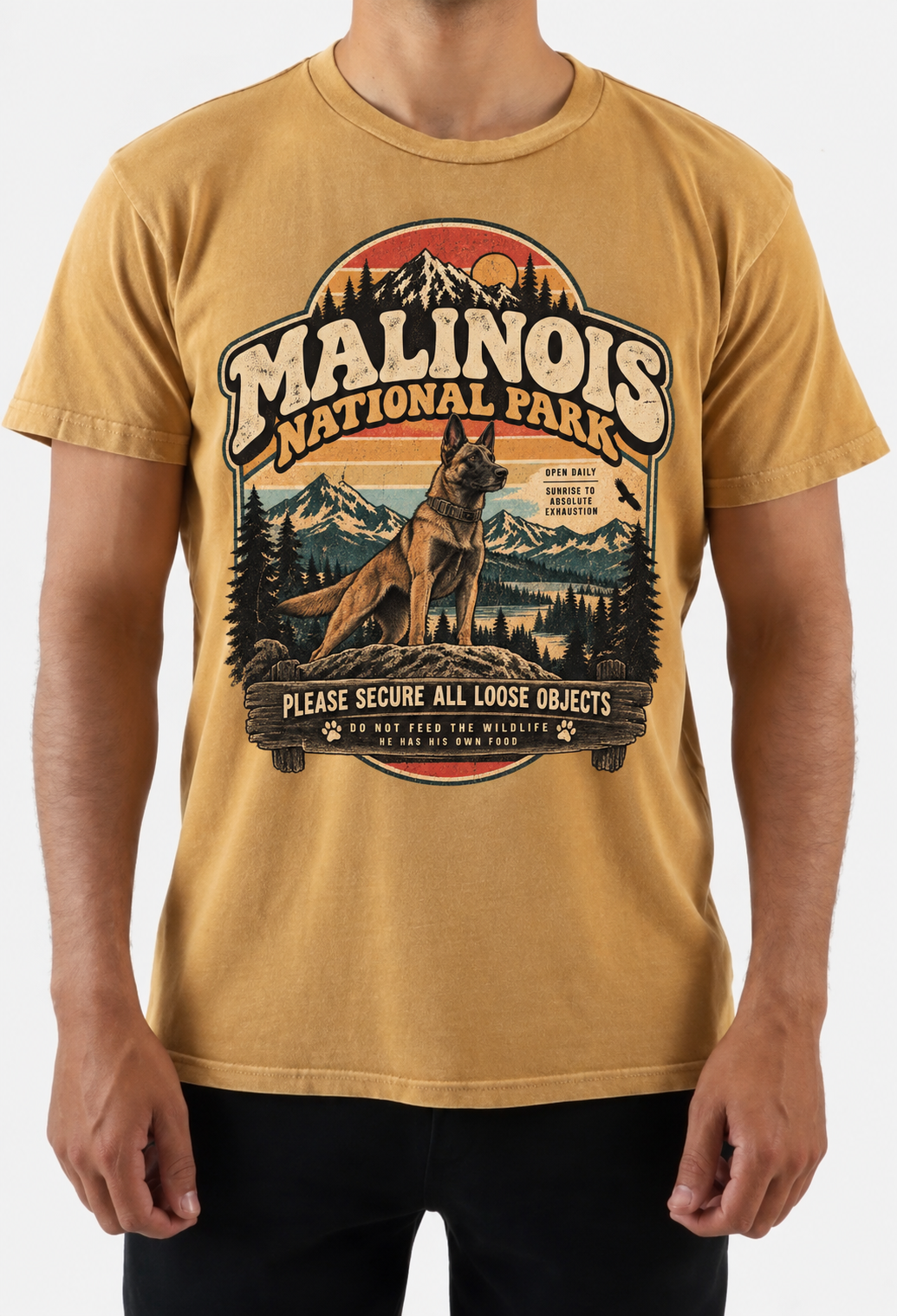 Malinois National Park Tee // Good Dog Daze Collection