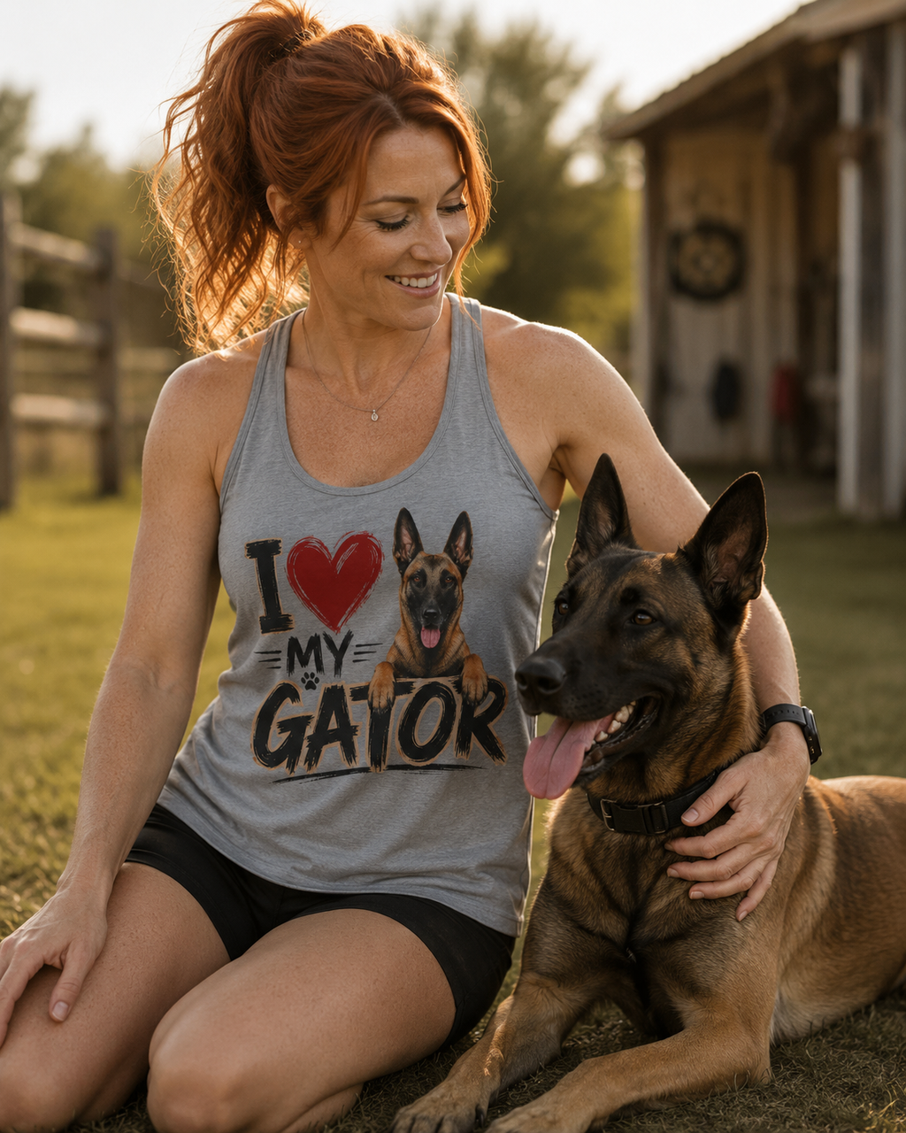 Women's Malinois Ideal Racerback Tank