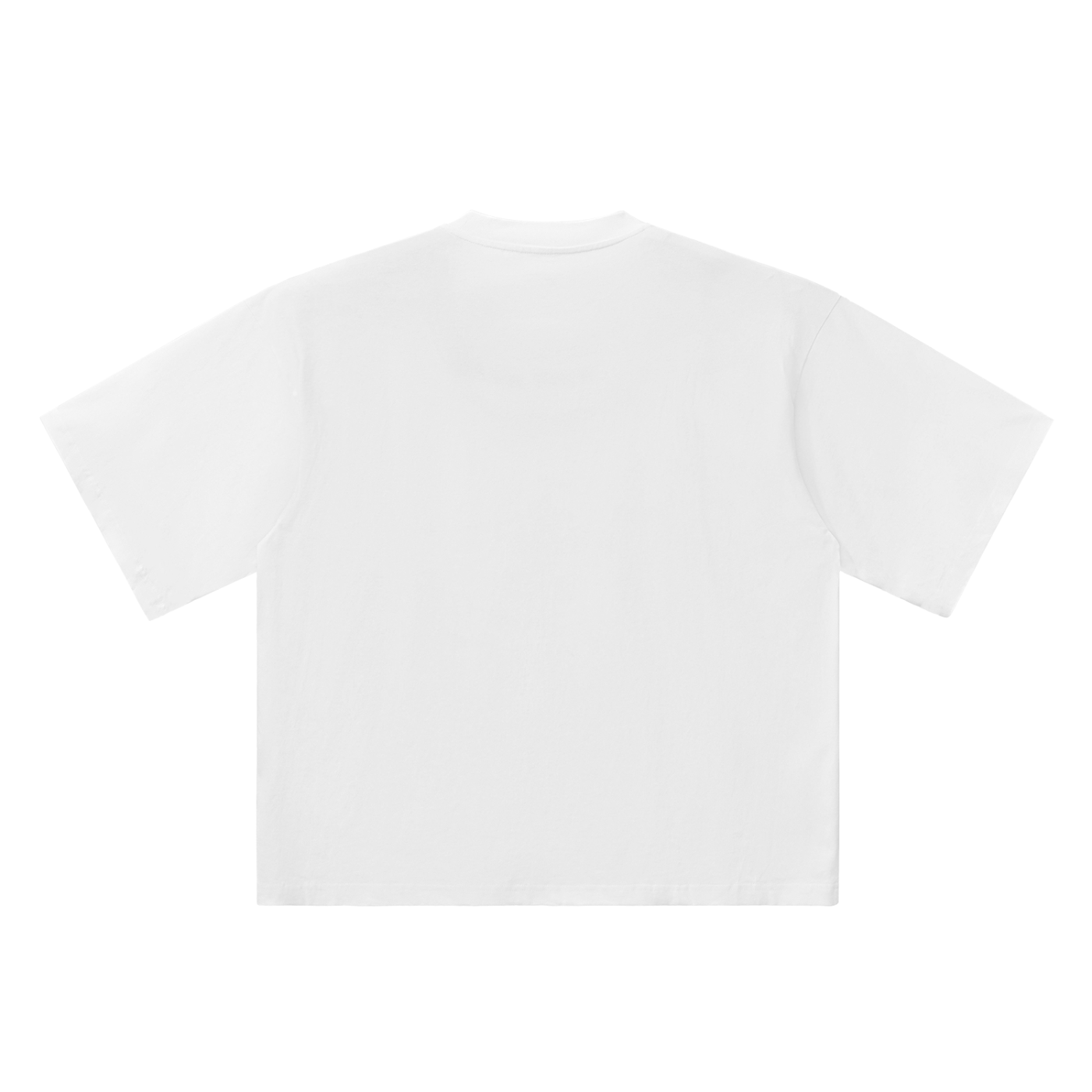 MW Slash Tee // MW Essentials // Oversized Drop Shoulder White T-Shirt